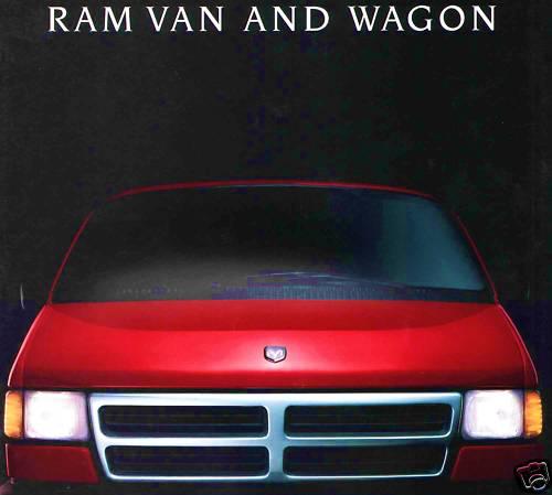 1994 dodge ram wagon & van brochure-150-250-350-maxivan