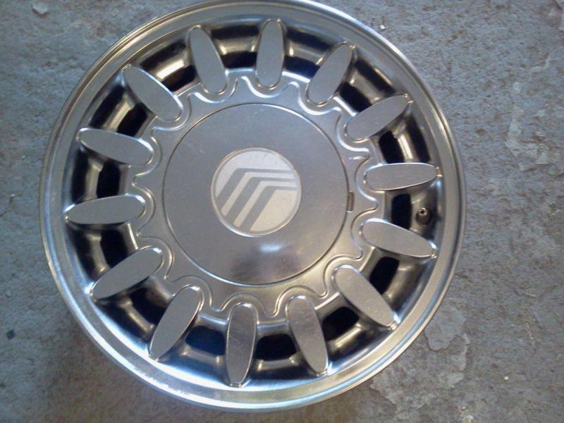 * 15 inch factory alloy rim - ford taurus / mercury sable / 1996-1999 / chrome