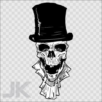 Decals sticker skull skulls open mouth 0500 ab447