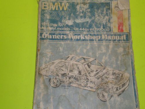 1975 1976 1977  bmw 320i repair manual by haynes 12 pictures free shipping