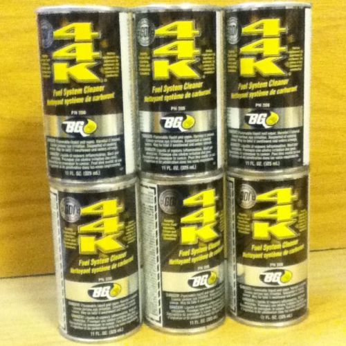 Bg 44k fuel system cleaner power enhancer ( 6 cans )  11oz