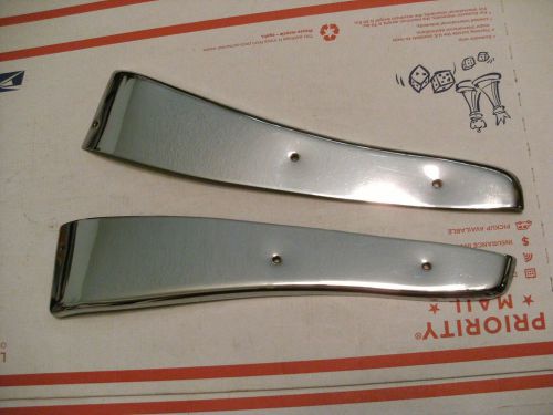 Mercedes 73-80 450 sl 107 2 pc door chrome molding trim  l &amp; r side