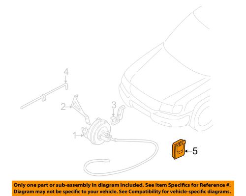 Subaru oem 00-02 forester-cruise control module 87022fc080