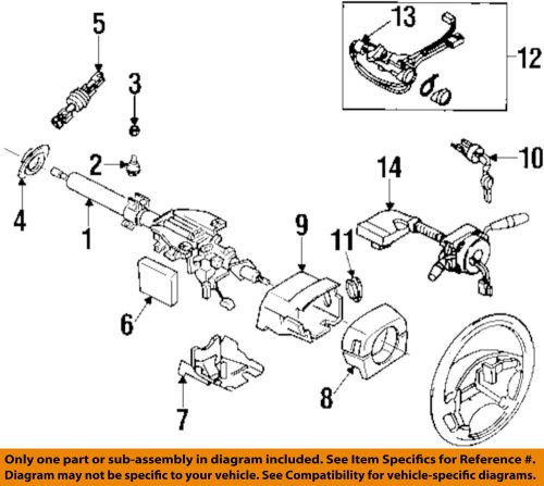 Subaru oem 92-97 svx-ignition switch 83131pa000