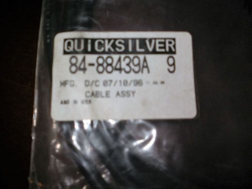 Mercury mercruiser quicksilver part # 84-88439a 9 cable assy- sealed oem pack