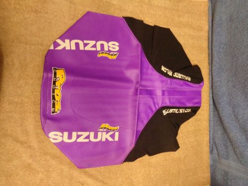 Seat cover  suzuki rm80 1986-1997   purple  new