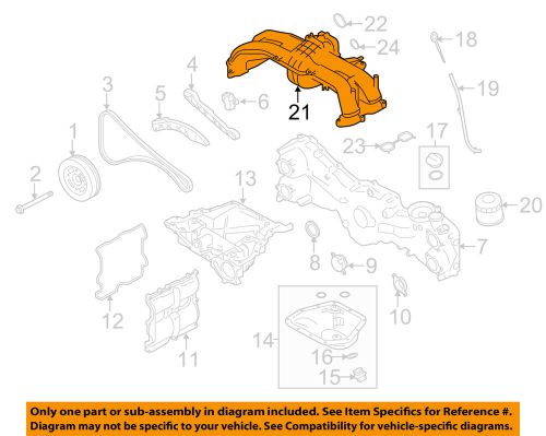 Subaru oem 13-14 legacy-intake manifold 14003ac44a