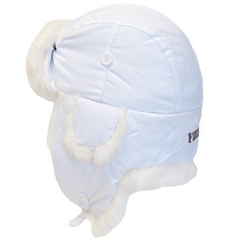 Yukon taslan alaskan hat - white with white fur - small