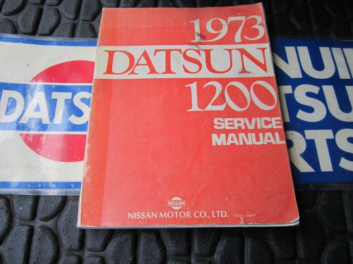 Datsun 73 1200 factory service manual