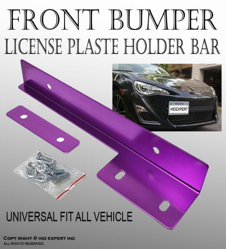 Fxpr plymouth purple front bumper license plate mount relocator br dw11366