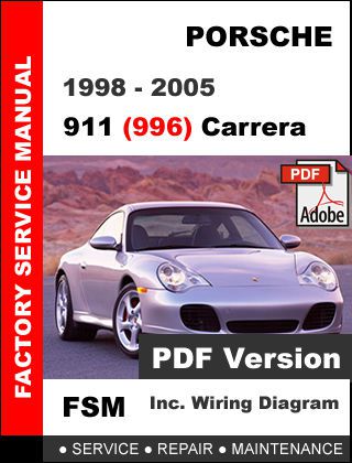 Porsche 911 carrera 996 1998 1999 2000 2001 2002 2003 2004 2005 service manual