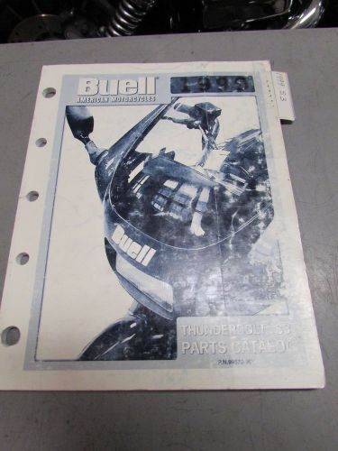 Oem harley-davidson buell parts catalog thunderbolt s3 99570-99y used. .