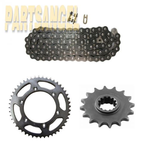 Black o-ring chain sprocket kit suzuki gsx-r600 2001-2005 2002 2003 2004