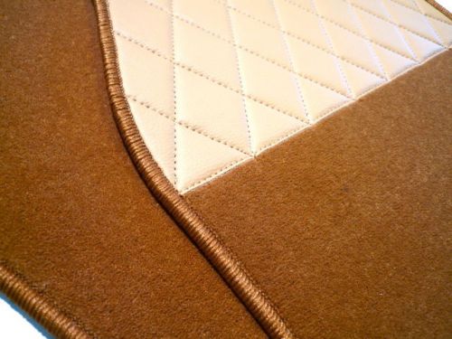 Peugeot 404 sedan cognac velours full  int. carpet set