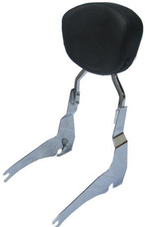 Detachable sissy bar w/ backrest for yamaha v star 1100