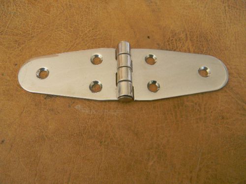 Seaworld stainless steel hinge, 5.25&#034; open 1 5/8&#034; wide 2 7/8 closed