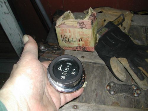 Alfa romeo 1750 veglia oil pressure gauge oe nos