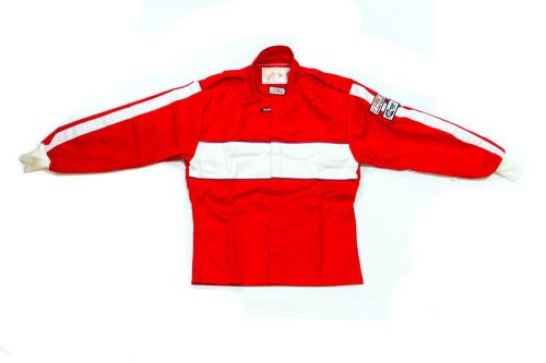 Gforce - gf105 - large red jacket - racing/driving suit sfi-1 4381lrgrd