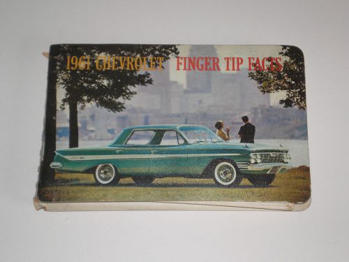 1961 chevrolet finger tip facts sales album