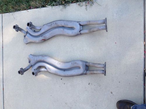 Porsche 914/4 heat exchangers exhaust pipes. pair as shown.