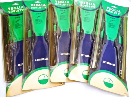 Lot 5 sets renault floride caravelle veglia autostrada wiper blades 30x5,4 cms