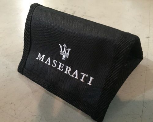 New maserati black wallet flag spyder quattroporte gransport