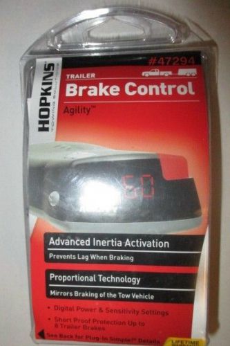 Hopkins trailer brake control #47294 agility new in package prevents lag digital