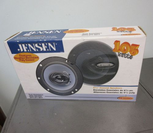 Pair jensen # xs 6520cx 6 1/2&#034; coaxial automotive stereo speakers : 105 watts