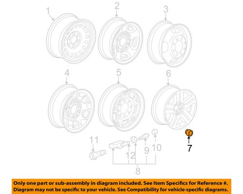 Gm oem wheels-wheel nut 9591924