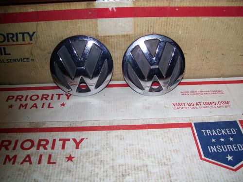 Oem 99 00 01 02 03 04 05 vw jetta factory emblem chrome keyhole rear trunk badge