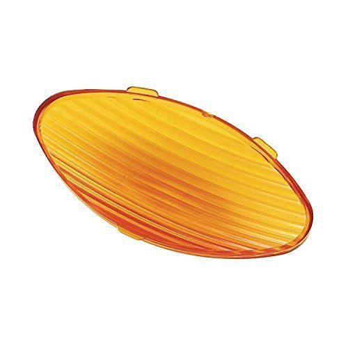 Repl lens, oval amber