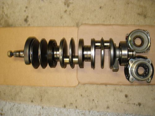 1992 150 h.p. mercury outboard crankshaft + end caps+bearings serial # d178214