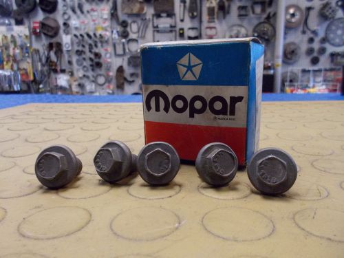 Dodge, plymouth, chrysler - oil plug - box of 5 - mopar part # 4240045 - new/old