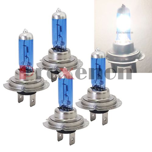 Find Combo 2 Pair H7 White 55/55W Halogen 5000K Headlight Light Bulb # ...