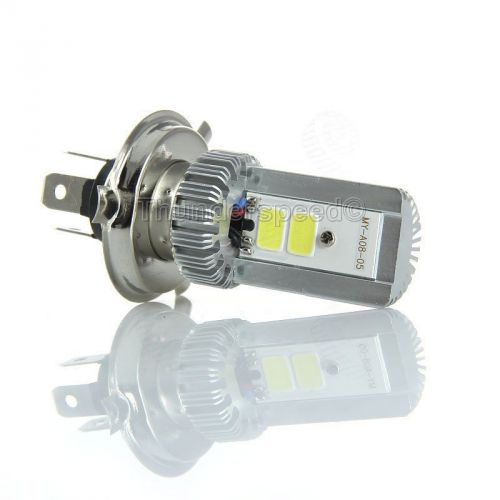 High power h4 h/l led motorcycle headlamp cob 12w aluminum trike electronic bike