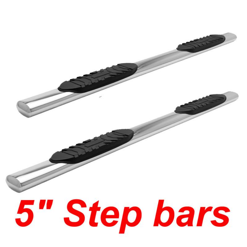 99-13 silverado/sierra 1500/2500 ld ext cab 5" s/s oval nerf bars running board