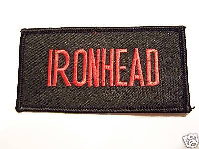 #0453 motorcycle vest patch ironhead