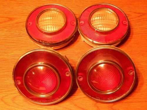 Vintage original oem 1975-79 chevrolet corvette taillight assembly set