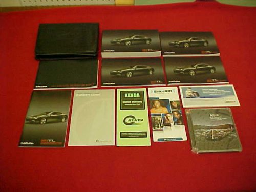 2013 acura tl original owners manual service guide book kit + case navigation 13