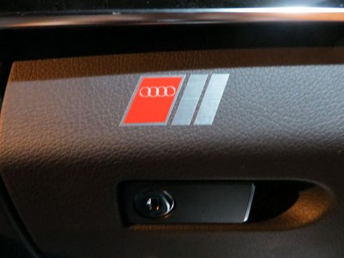 (2pcs) dashboard badge sticker decal audisport