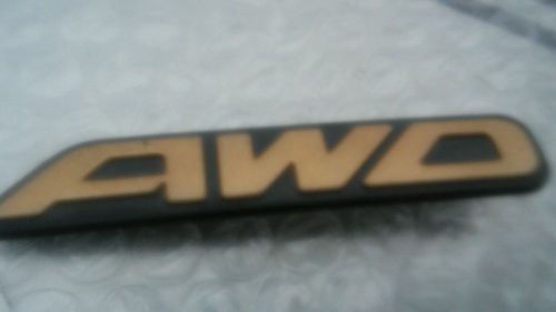 Awd all wheel drive emblem turbo subaru dsm mitsubishi gto evo gsx 4g63 wrx sti