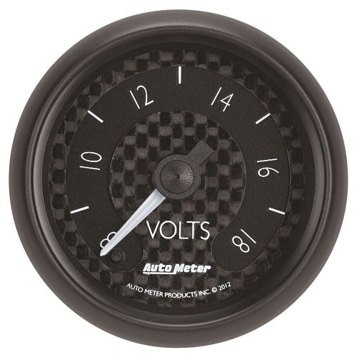 Auto meter 8091 gt series; electric voltmeter gauge