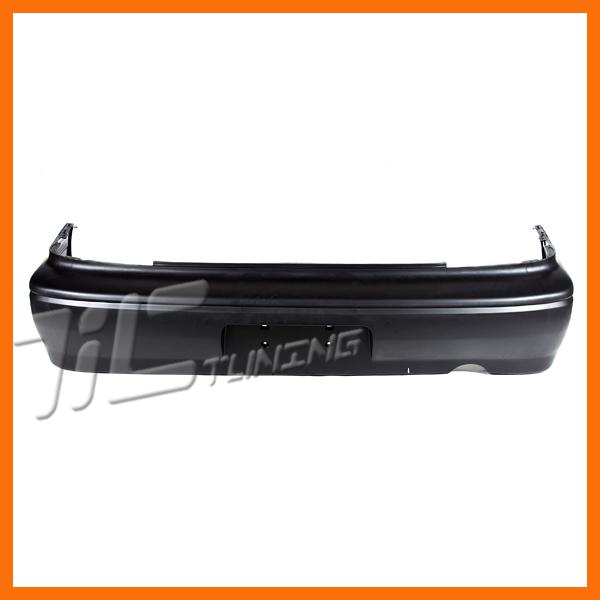 02 03 mitsubishi lancer rear bumper facial cover raw plastic es/ls sedan