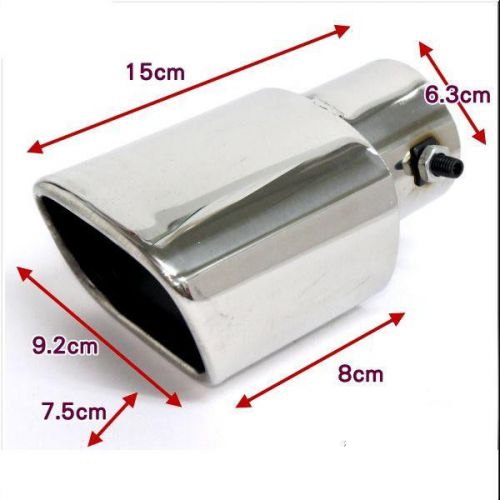 Car alloy muffler exhaust tailpipe tips suit tailpipe size 40-55mm k5