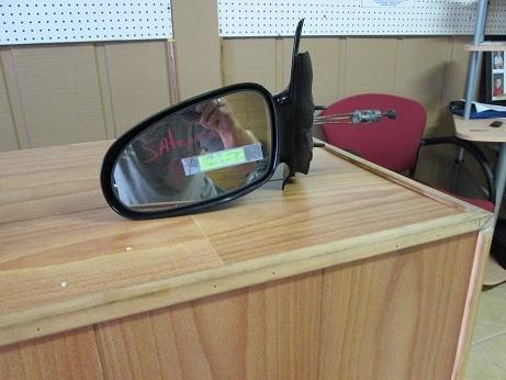 1996-99 saturn series sl,sw wagon drivers side outer door mirror