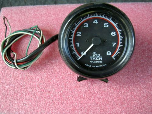 8000 rpm 3-3/8 inch tachometer works great racing engine tach 4-6-8  protach