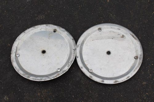 Aluminum wheel / mud covers racing sprint car drag race usac mod race woo ira