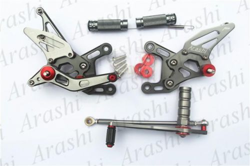 Rearset rear set for yamaha yzf 1000 r1 yzf1000 2009-2010 gray m82