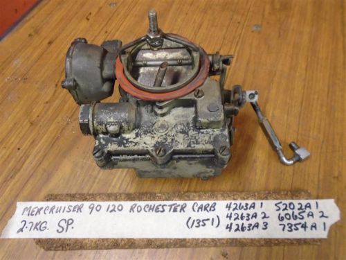 Mercruiser 90 renault 1970-1972, 120 1972-1982 rochester carburetor 7354a 1