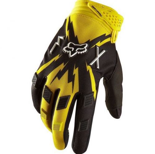 Fox racing dirtpaw giant gloves in yellow/black size 2xl